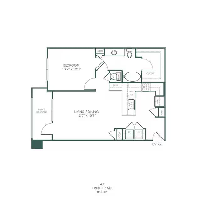 A4 1304 floor plan