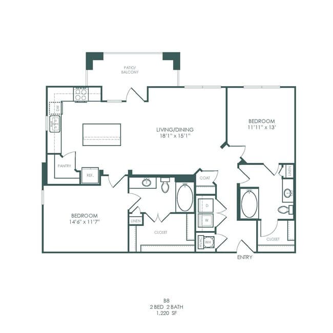 B8 1302 floor plan