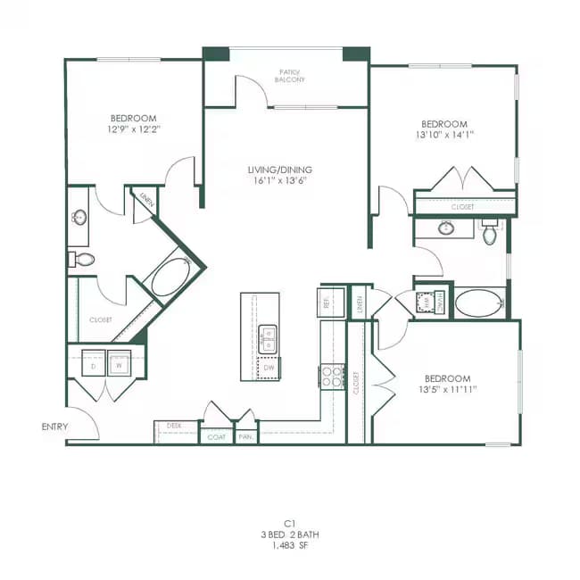 C1 4102 floor plan