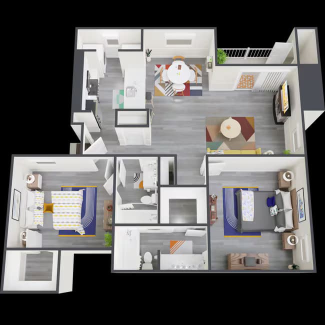 B2 Summit 2107 floor plan