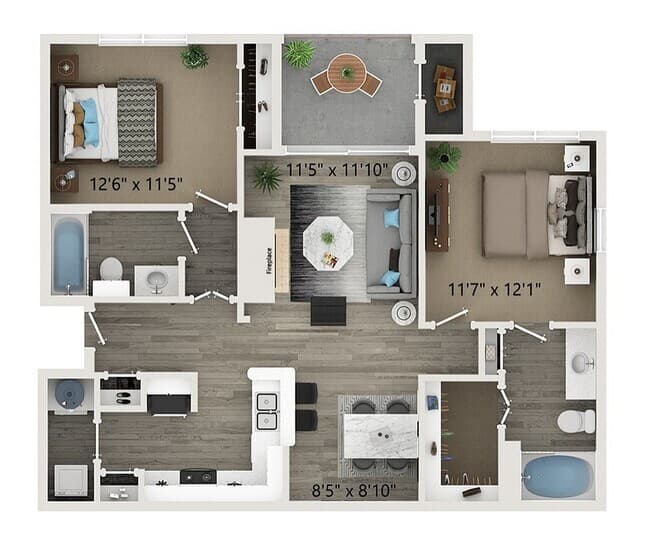 Unit 11-1127 11-1127 floor plan