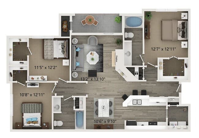 Unit 2-0231 2-0231 floor plan