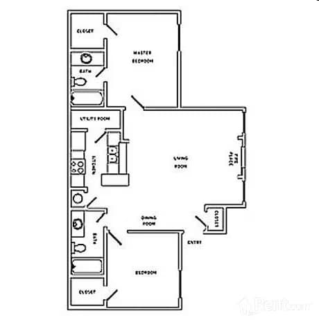 B2 44 floor plan