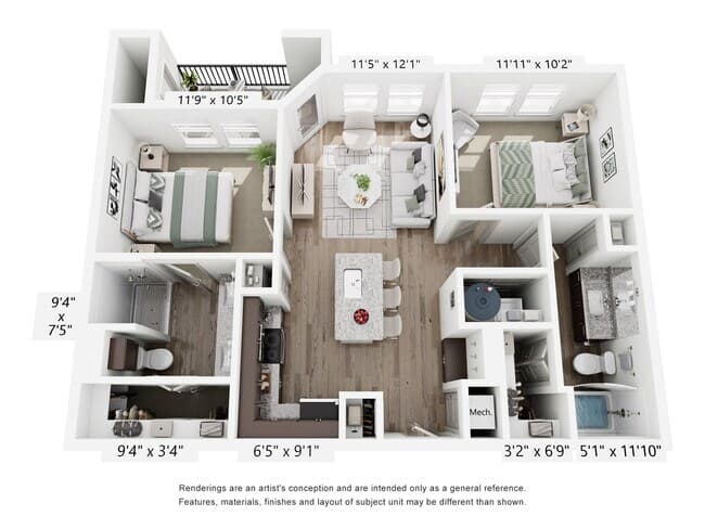 B1 2218 floor plan