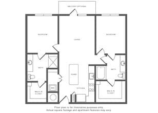 B2 256 floor plan