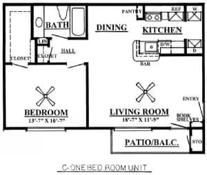 Unit 6303 6303 floor plan