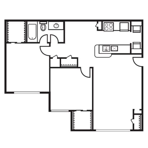 B2 4101 floor plan