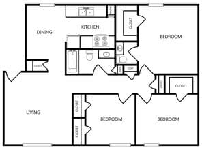 C 308 floor plan