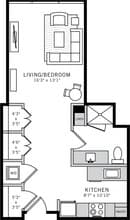 Tower Residence 7 707 floor plan