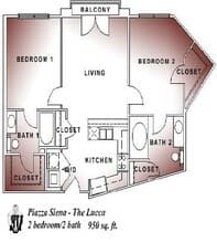 The Lucca floor plan
