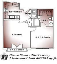 The Tuscany floor plan