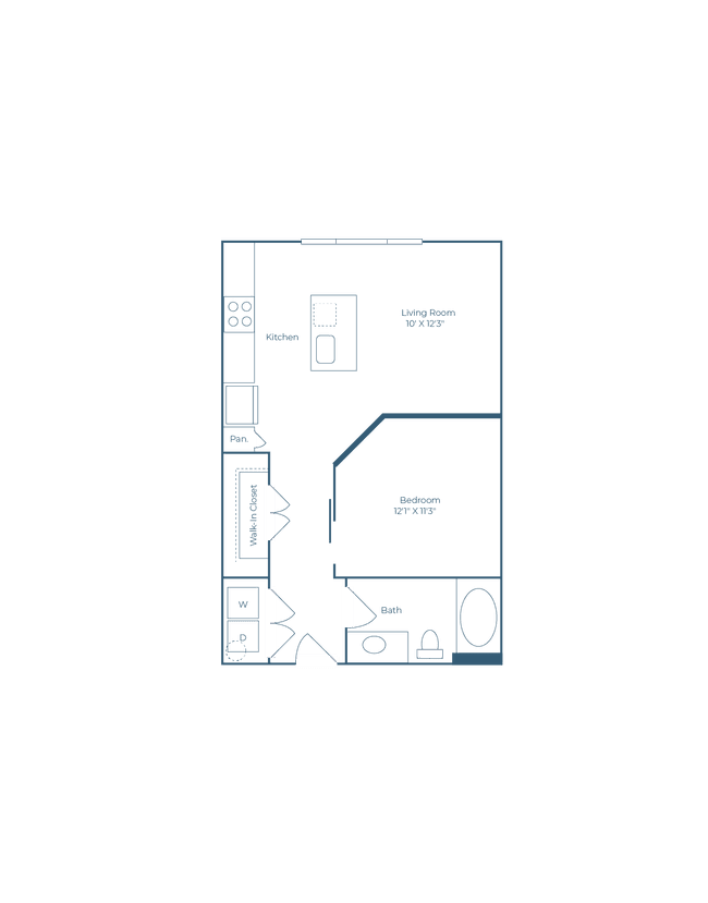 1 Bed • 1 Bath 149 floor plan