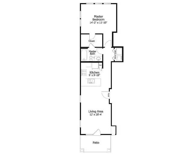 Oaks 3A5 0208 floor plan