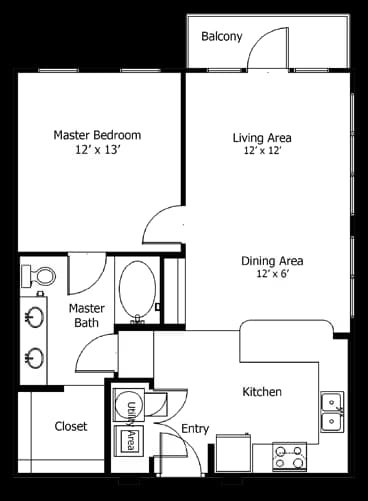 Oaks 5A5 0307 floor plan