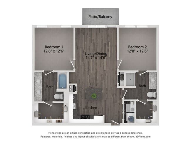 B1A 1414 floor plan