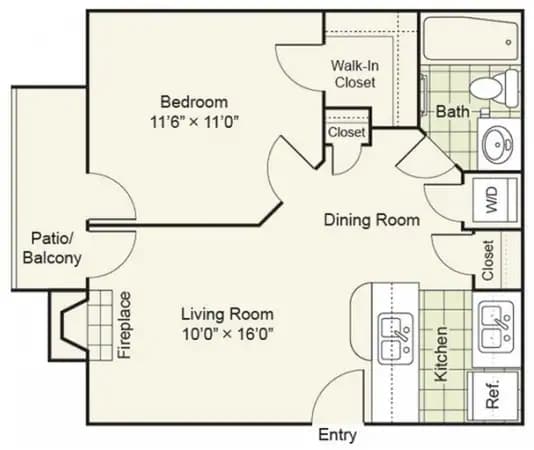 Unit 164 164 floor plan