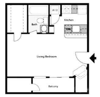 Unit 1206 4302 floor plan