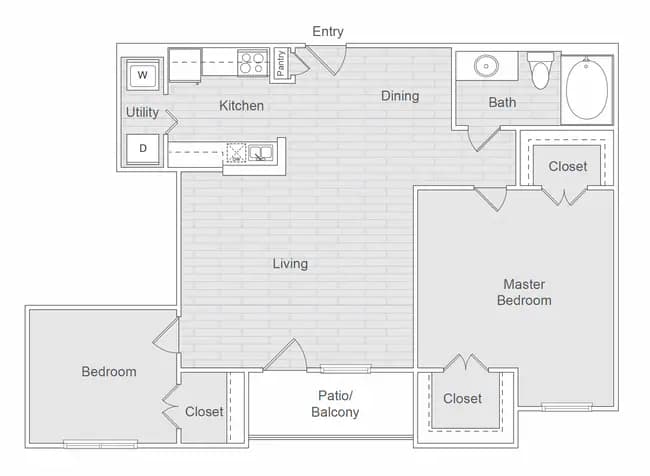 Unit 3407 3407 floor plan