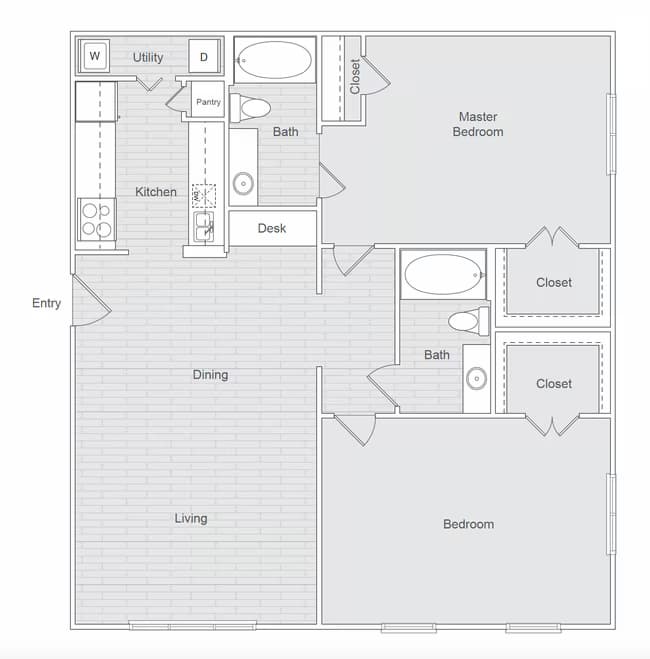 Unit 1302 1302 floor plan