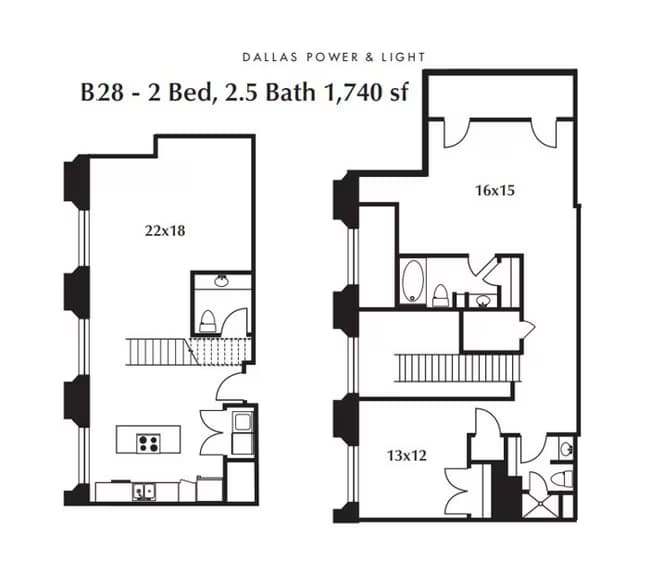 B28 1701 floor plan