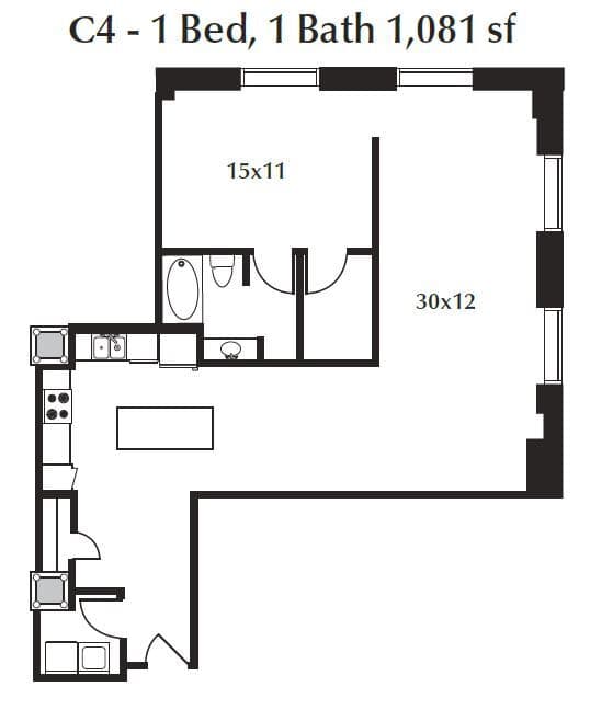 Unit 415 415 floor plan