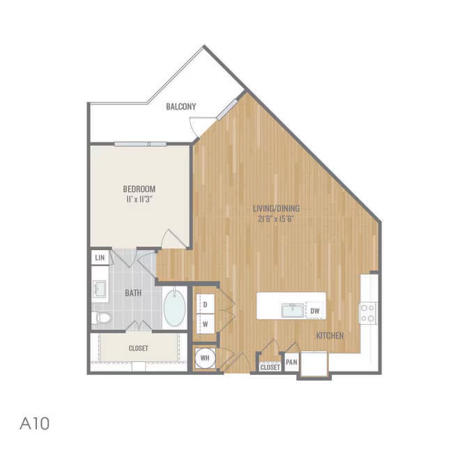 Unit 1071 2114 floor plan