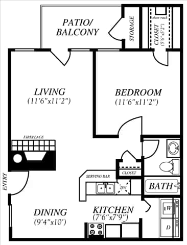 A1 1704 floor plan