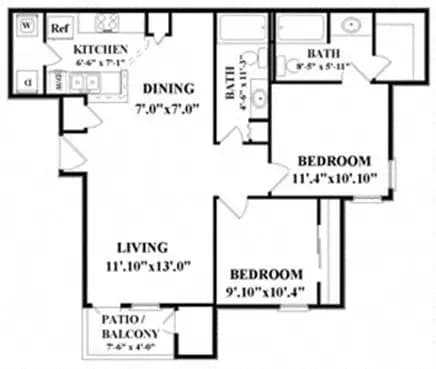 B2A 0923 floor plan