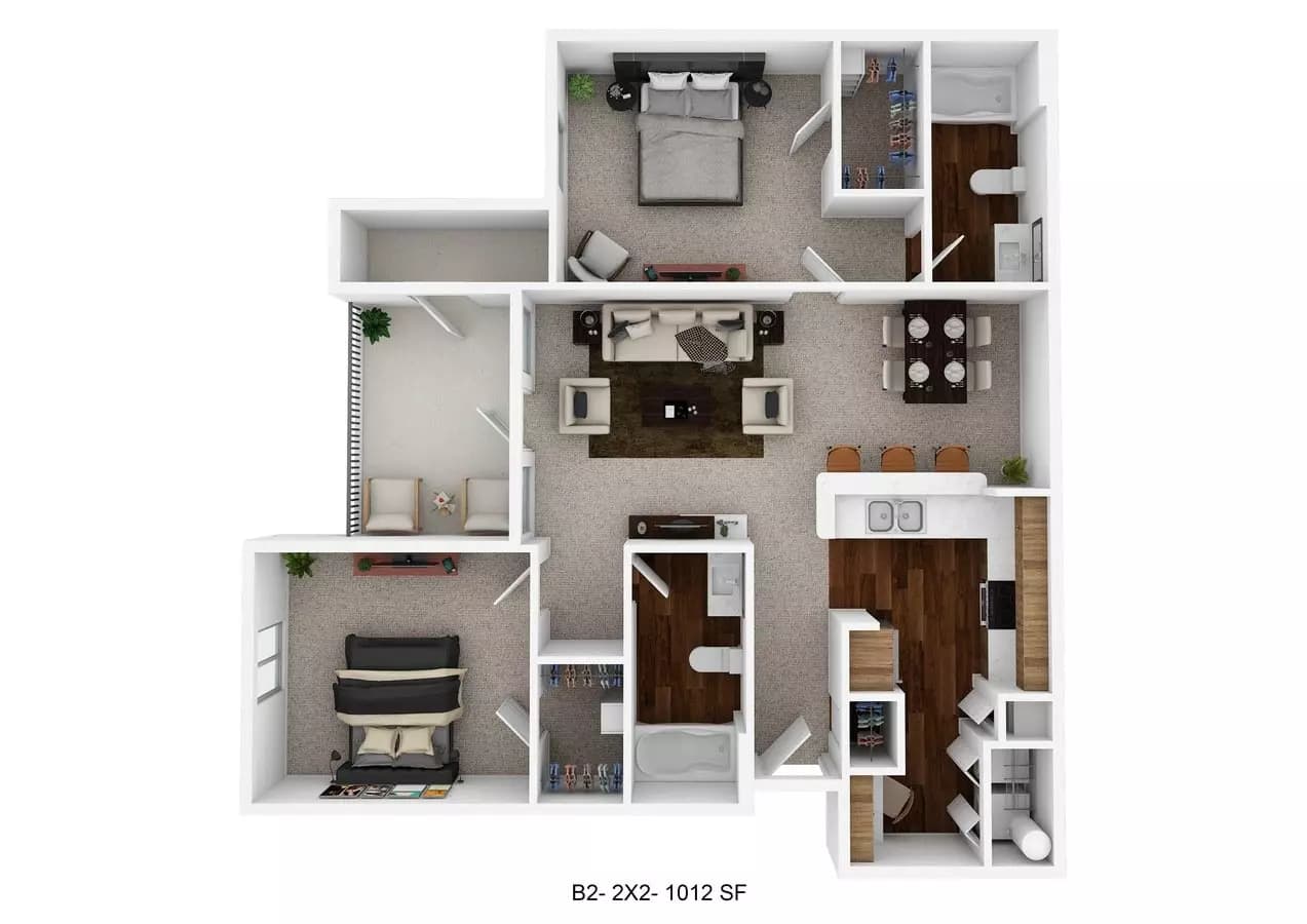 B2- Essential Housing 423 floor plan