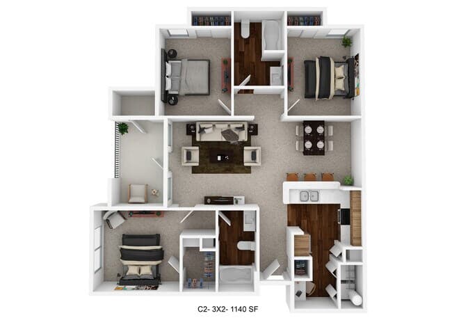 C2 517 floor plan