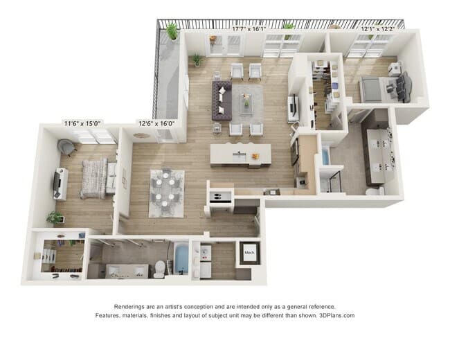 PH3 743 floor plan