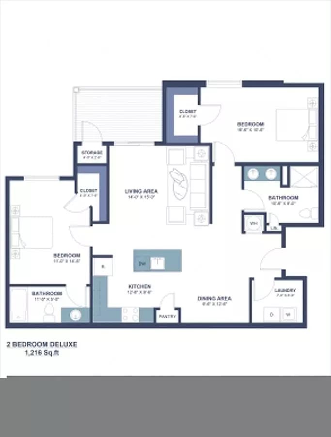 2B 3207 floor plan