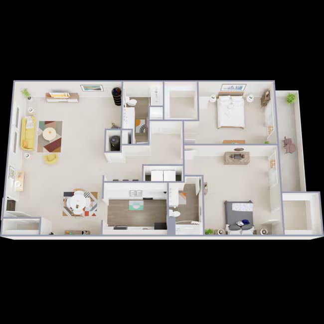 Unit 0402 0401 floor plan