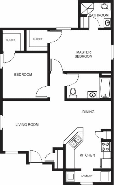 Unit 13-1313 9-913 floor plan