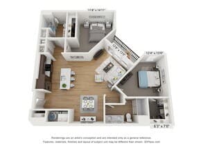 2x2 - B3 floor plan