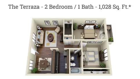 B1 2x1 floor plan