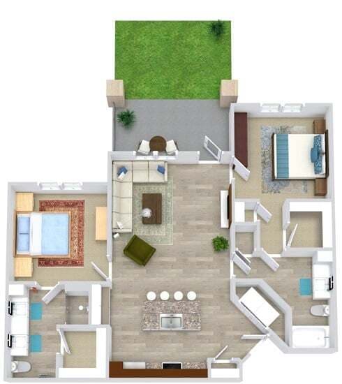 Unit 1317 1317 floor plan