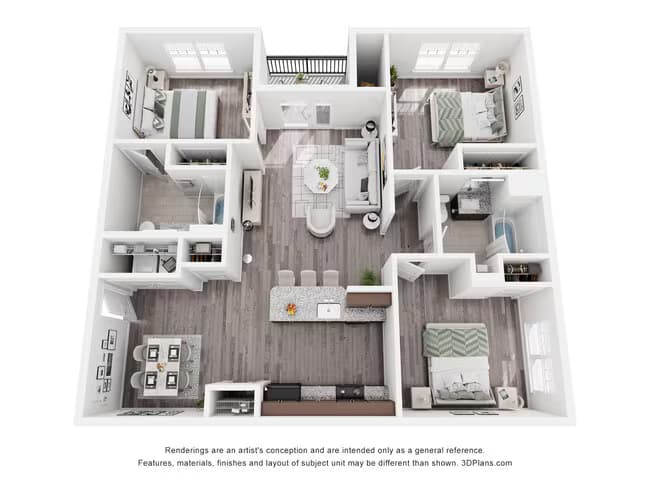 Unit 3-3204 3-3204 floor plan