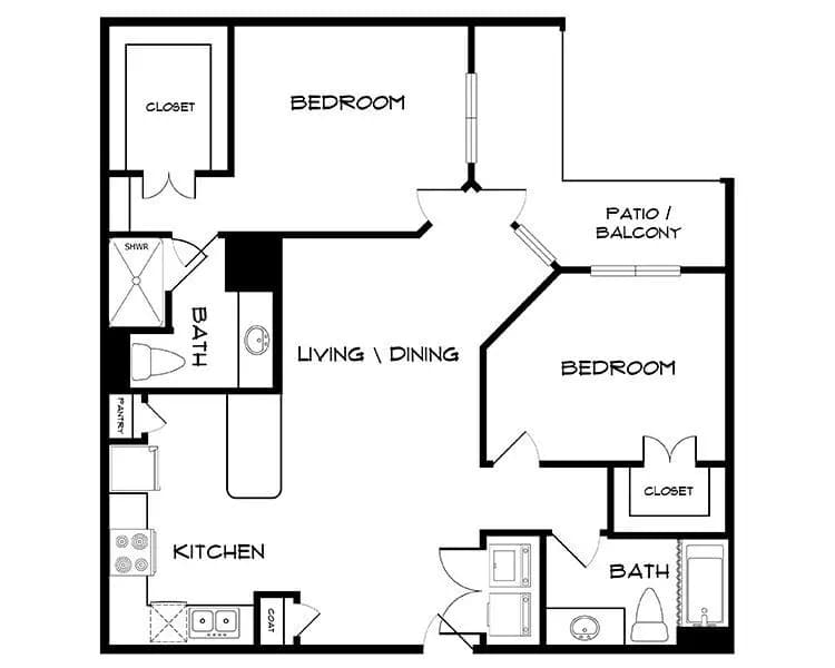 Unit 233 233 floor plan