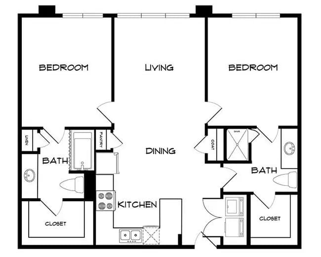 Unit 233 416 floor plan