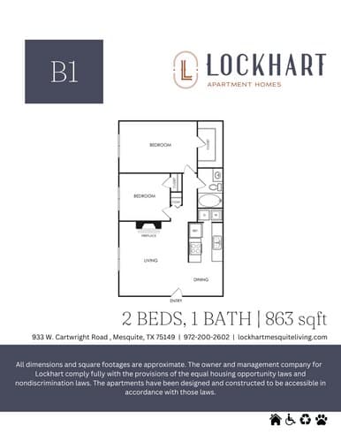 B1R 104 floor plan