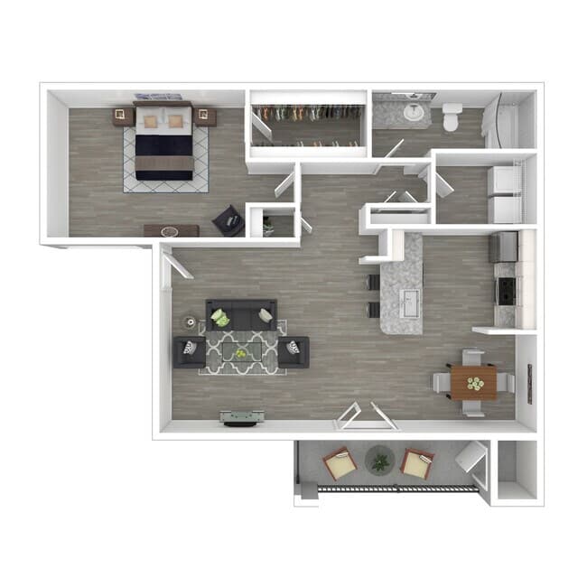 Unit F206 F206 floor plan