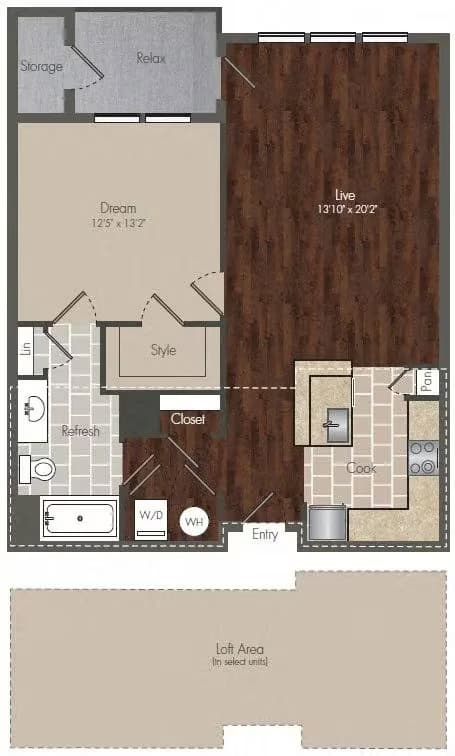 Unit 08407 08407 floor plan