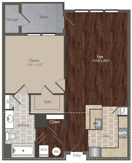 Unit 08107 04107 floor plan