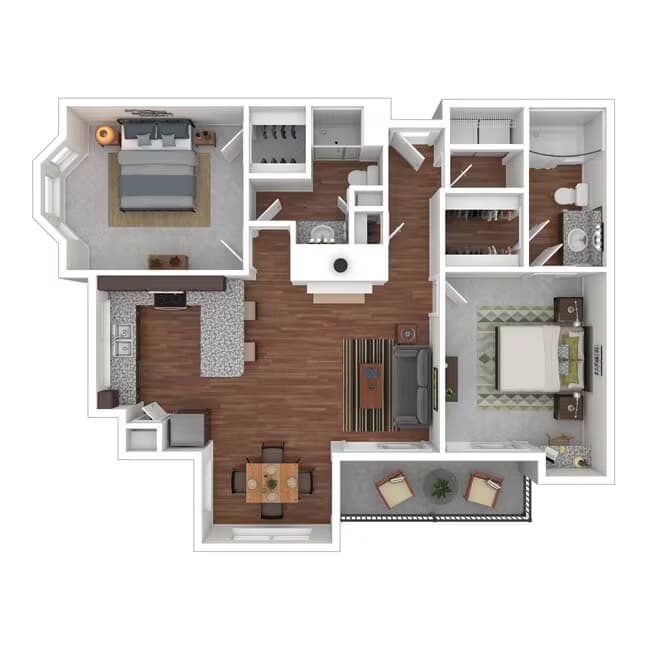 2C 1031 floor plan