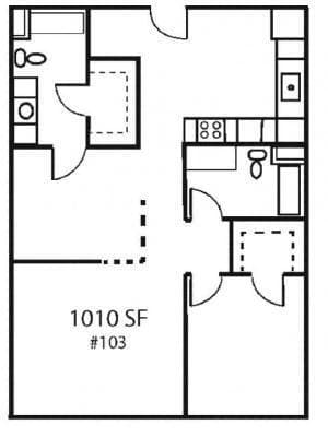 Unit 0103 0104 floor plan