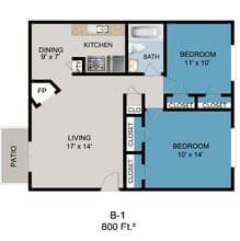 2/1 2212 floor plan
