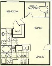The Fossil 233 floor plan