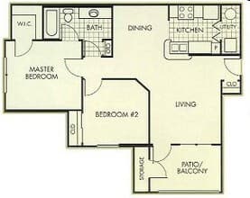 The Parkview 828 floor plan