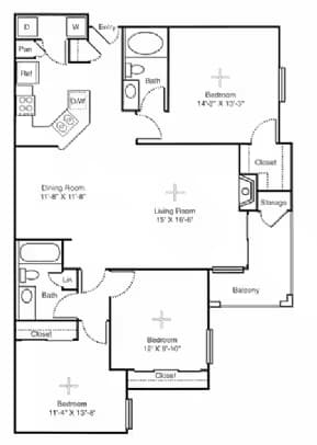 C1 1511 floor plan